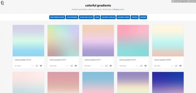 colourful gradient