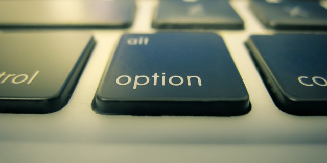 20 possible Option key shortcuts on mac