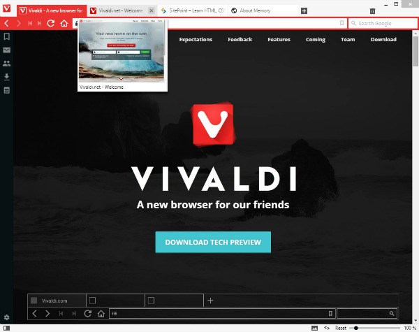 vivaldi browser