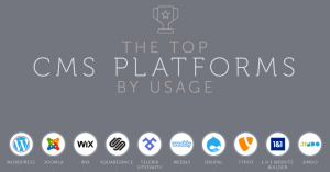 2016 most used cms